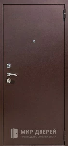Входная уличная металлическая дверь в частный дом №51 внешняя - фото