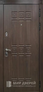 Железная дверь входная внутреннего открывания №20 внешняя - фото